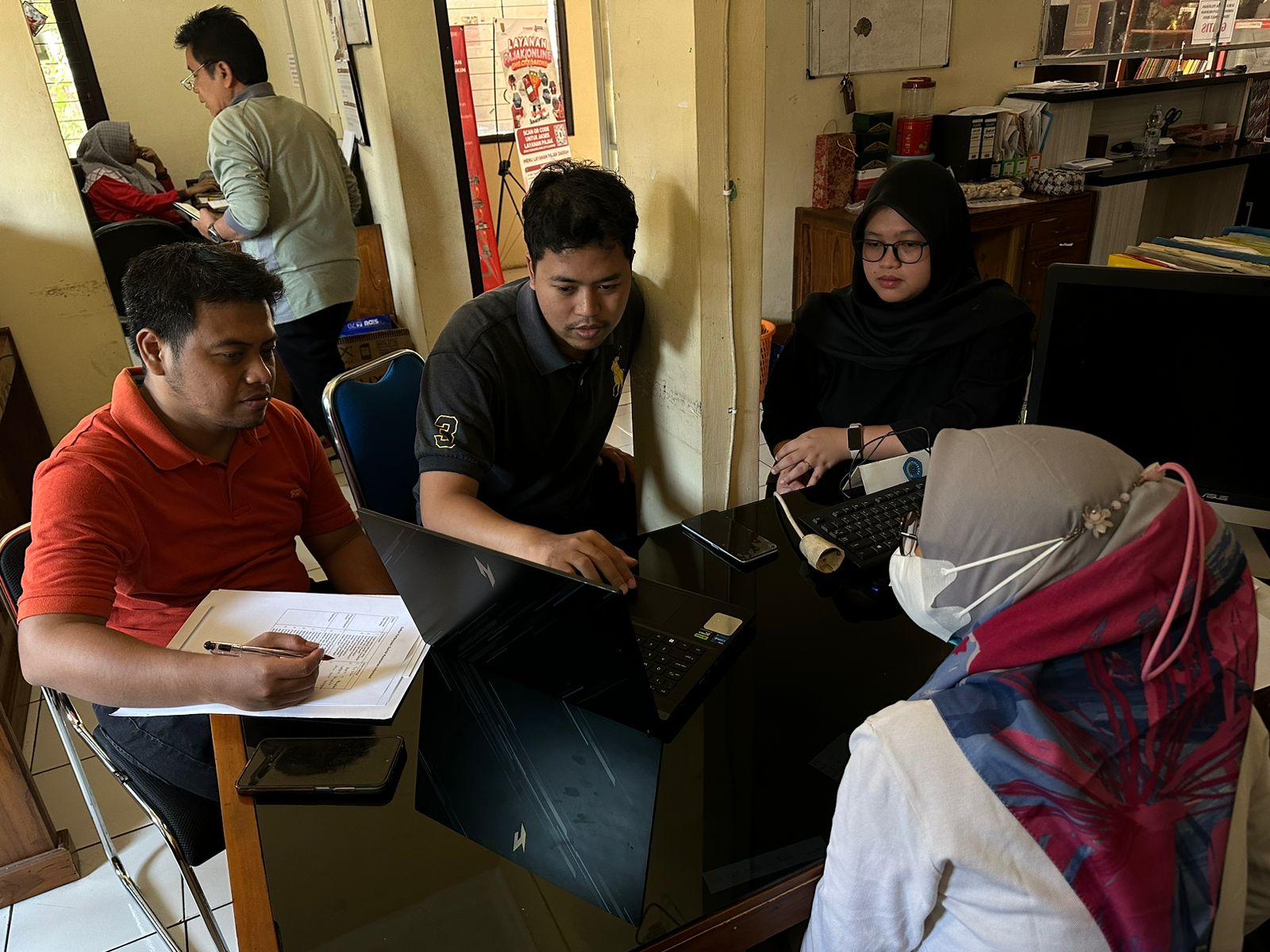 DISKOMINFO Kota Semarang Gelar Survei Keamanan Informasi di Kelurahan Mangunharjo